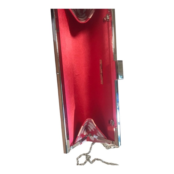 Neiman Marcus Pink Patent Clutch - Picture 6 of 9